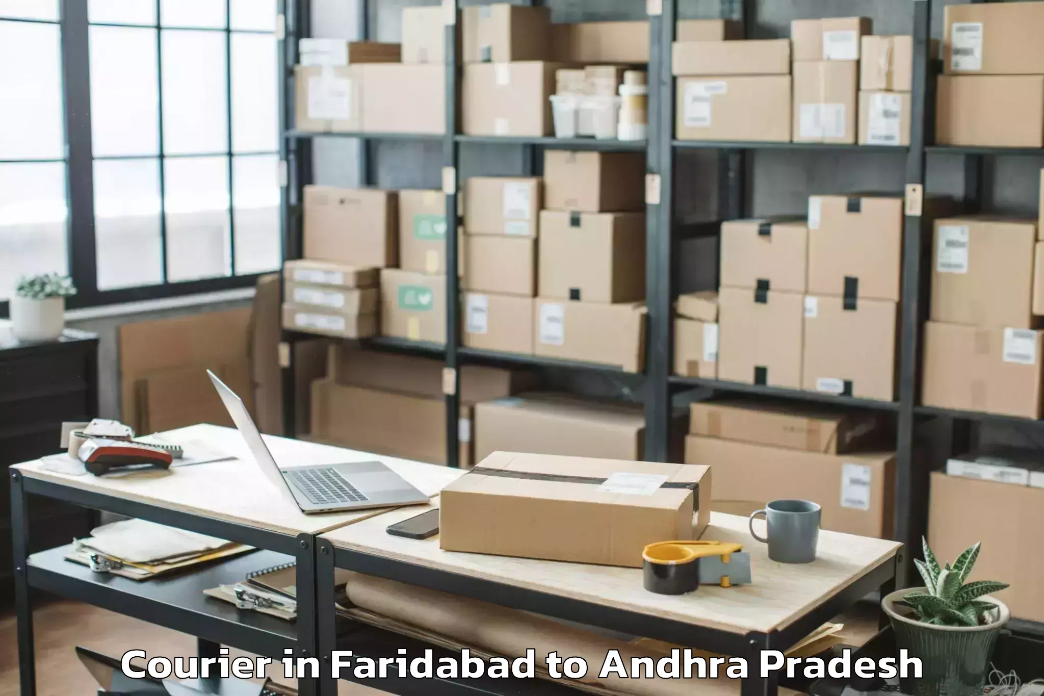 Efficient Faridabad to Mangalagiri Courier